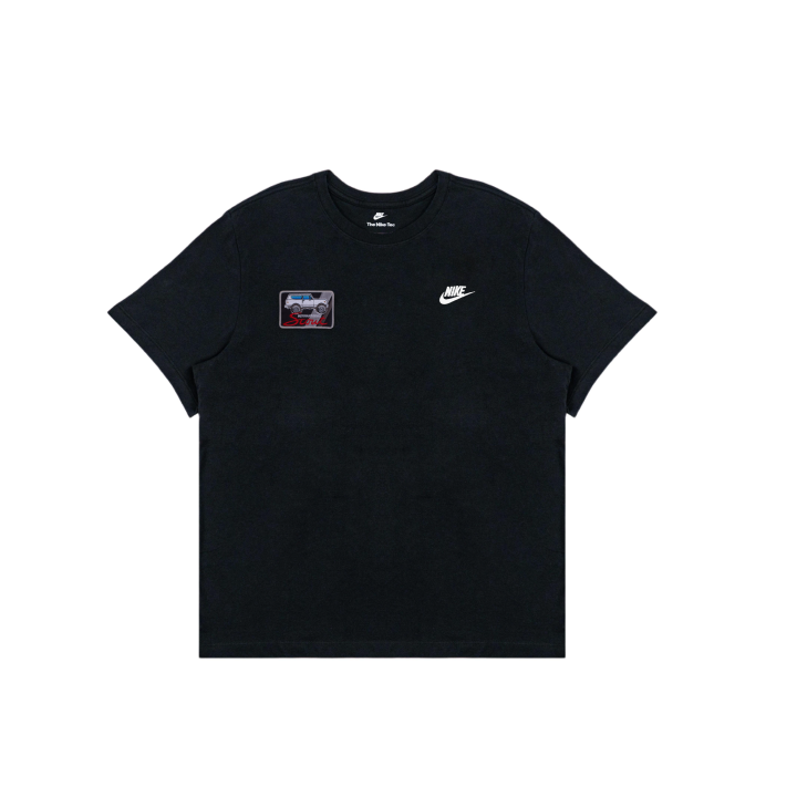 Nike Nike T Shirts Men's Black Crew Neck Moderate Straight Fit