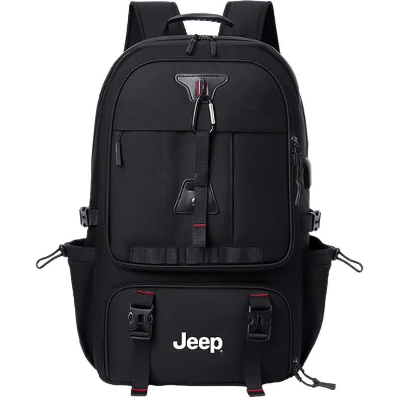 Jeep Oxford Travel Backpack Men's Black