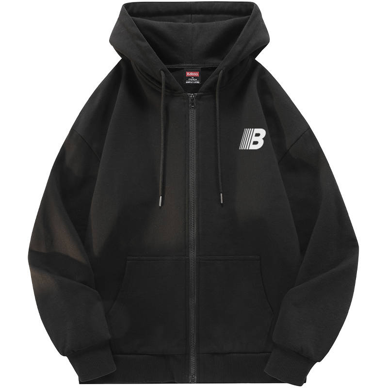 BALENO Sweatshirts Unisex Hooded Moderate Cardigan