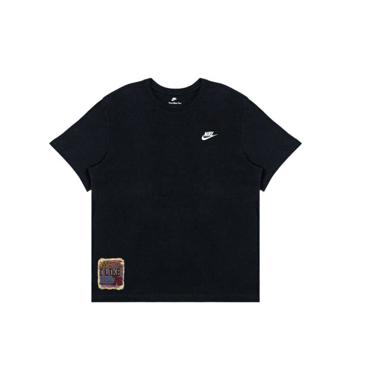 Nike Nike T Shirts Men's Black Crew Neck Moderate Straight Fit