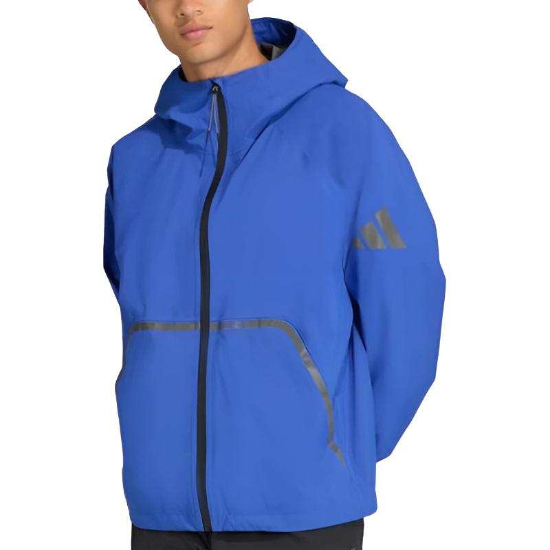 Adidas Adidas Jackets Men's Blue Hooded Moderate Other