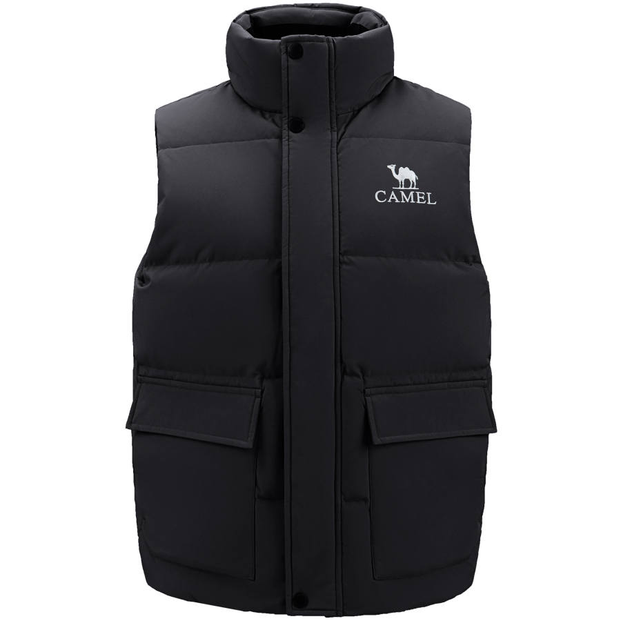 CAMEL CAMEL Warm Fleece Collection Down Vest Men's