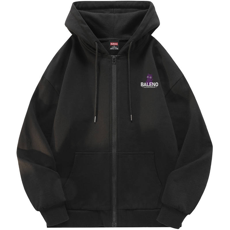 BALENO Sweatshirts Unisex Hooded Moderate Cardigan