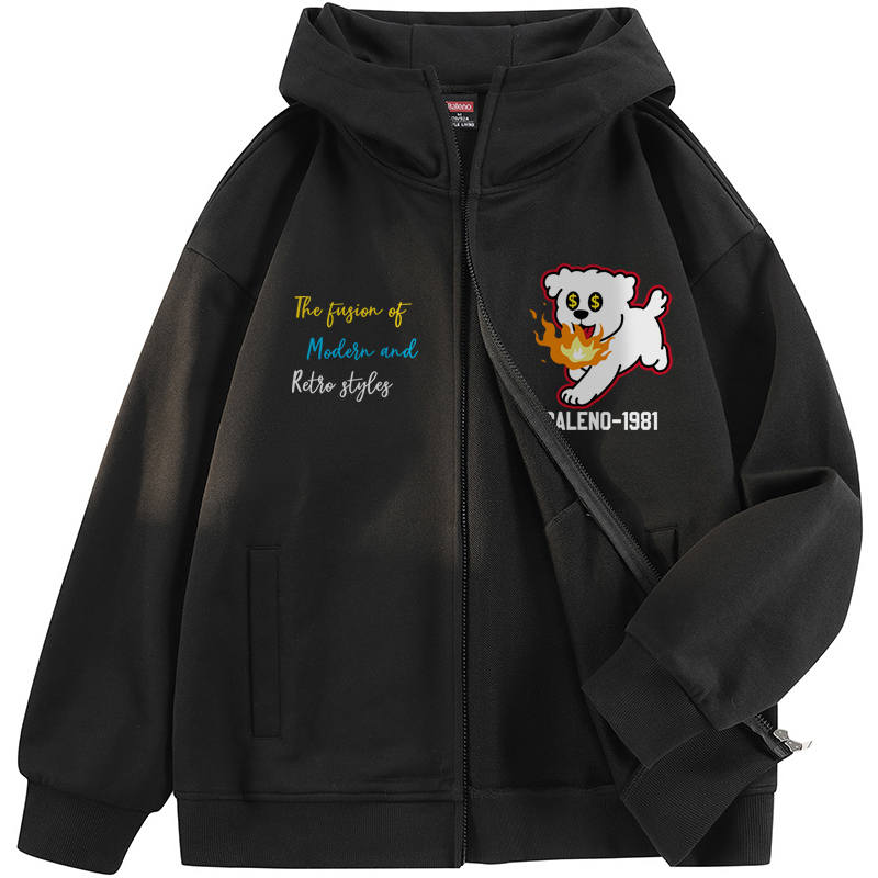 BALENO Sweatshirts Unisex Hooded Moderate Cardigan