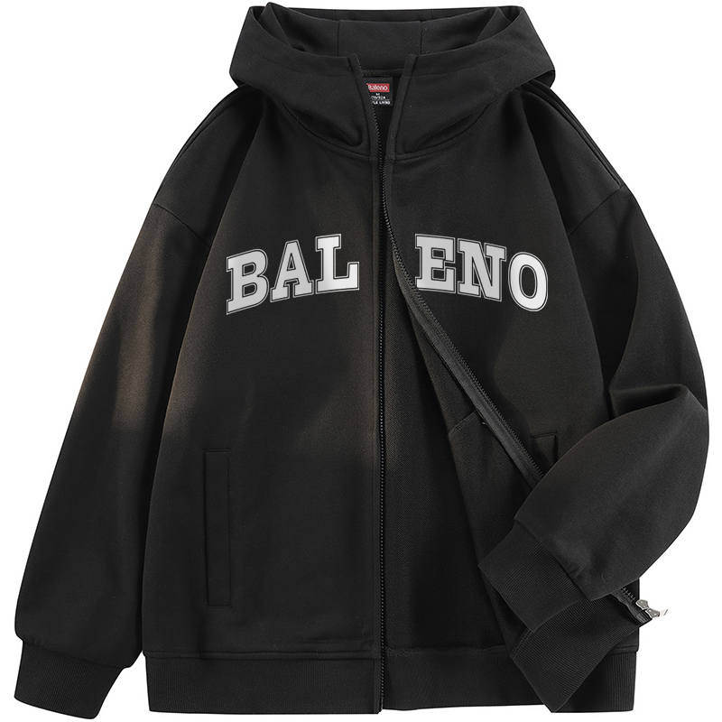 BALENO Sweatshirts Unisex Hooded Moderate Cardigan