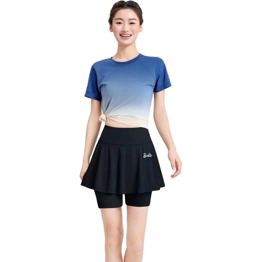 Barbie Fitness Sets Women's Crew Neck Thin