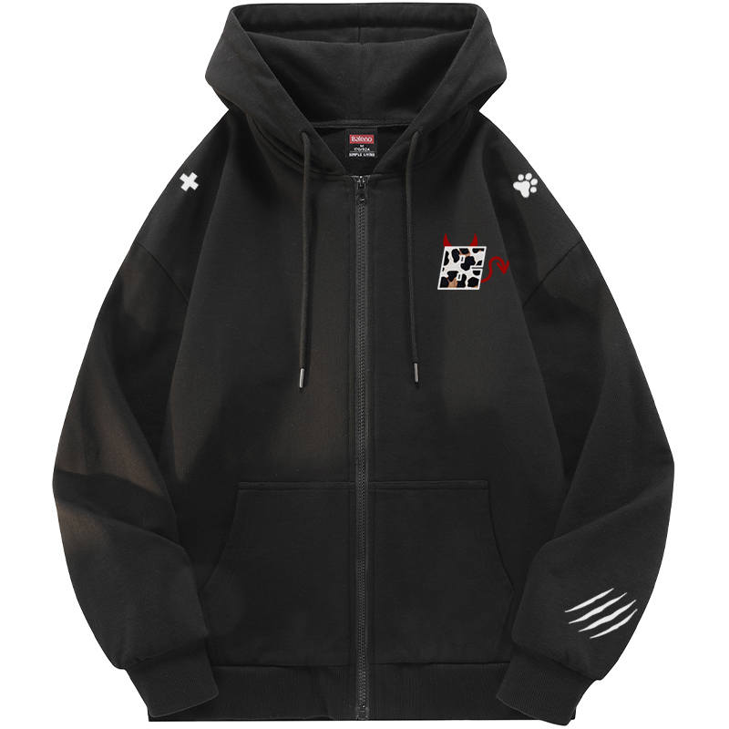 BALENO Sweatshirts Unisex Hooded Moderate Cardigan