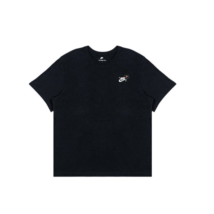 Nike Nike T Shirts Men's Black Crew Neck Moderate Straight Fit
