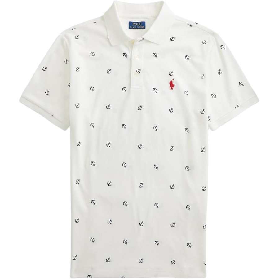 Polo Ralph Lauren SS25 Polo Shirt Custom Slim Fit Men's White