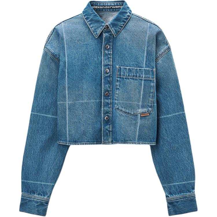 Alexander Wang faded-fold-line shirt
