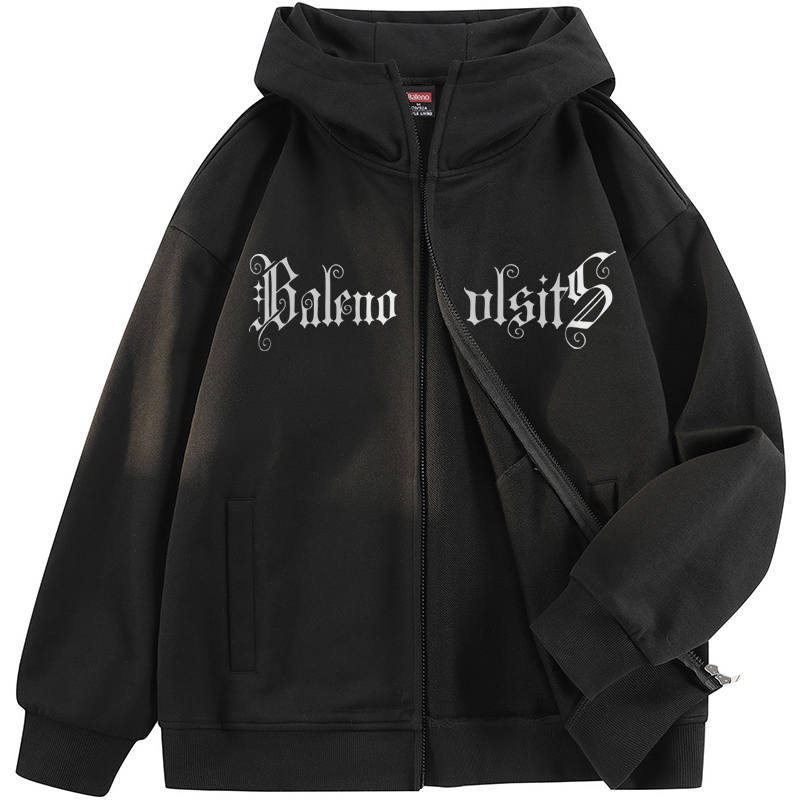 BALENO Sweatshirts Unisex Hooded Moderate Cardigan