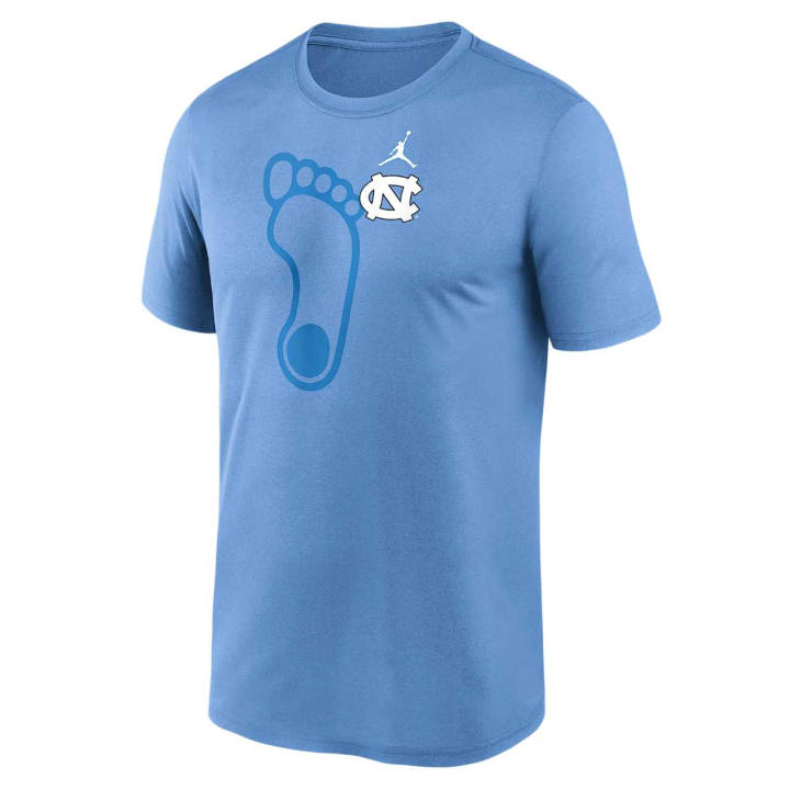 Jordan Jordan North Carolina Campus Legend Shadow Logo Men's Jordan Brand College Pullover Hoodie