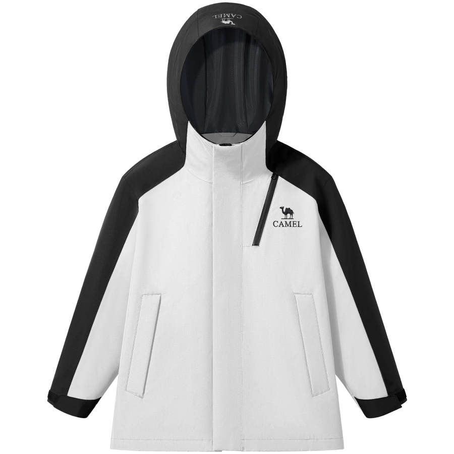 CAMEL Windbreaker Jacket Fleece Lined Thermal Outdoor Kids'