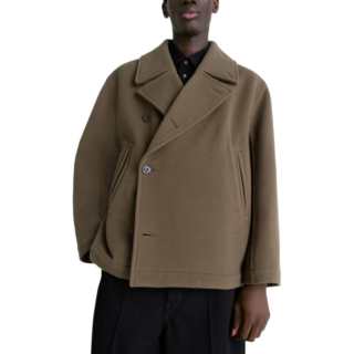 Lemaire Double Breasted Long Sleeved Coat