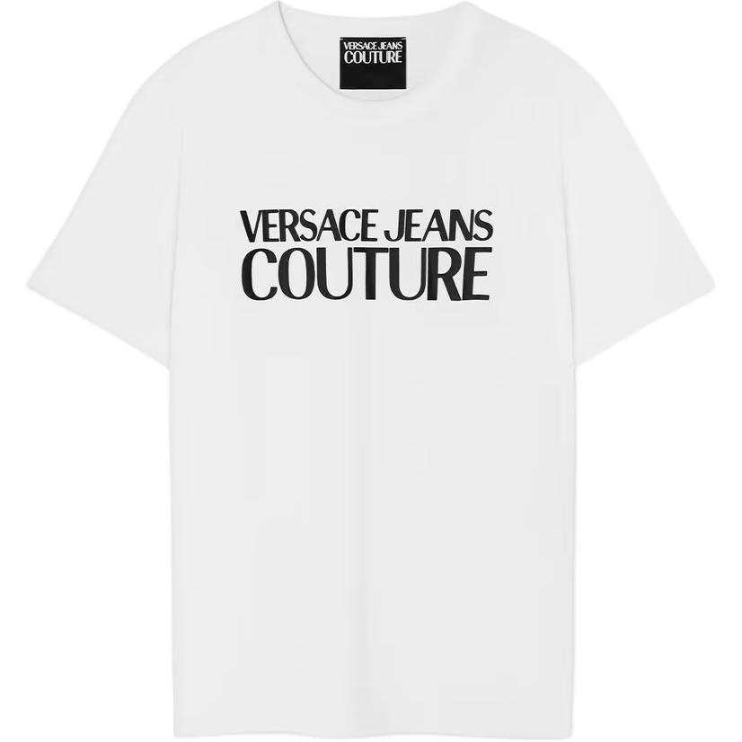 VERSACE JEANS COUTURE 【Previous Season】logo-print cotton T-shirt