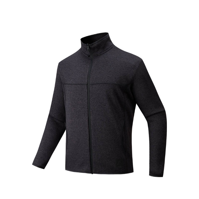 Anta Outdoor Collection Fleece Clothing Men's Basic Black Heather Gray
