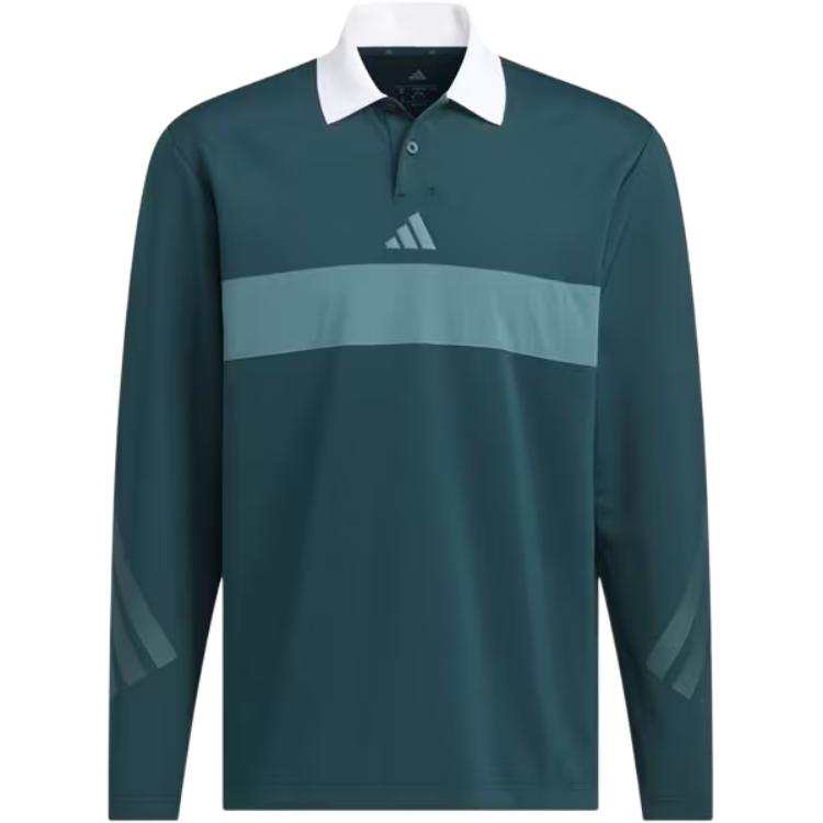 Adidas Adidas Clothing Polo Shirts Men's Green Polo Collar Moderate Straight Fit