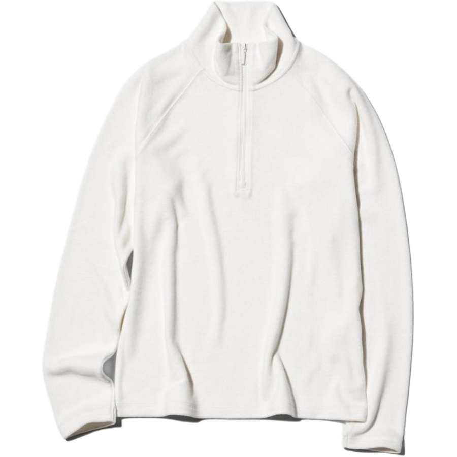 UNIQLO Sweatshirts Women's Ivory Stand Collar Moderate