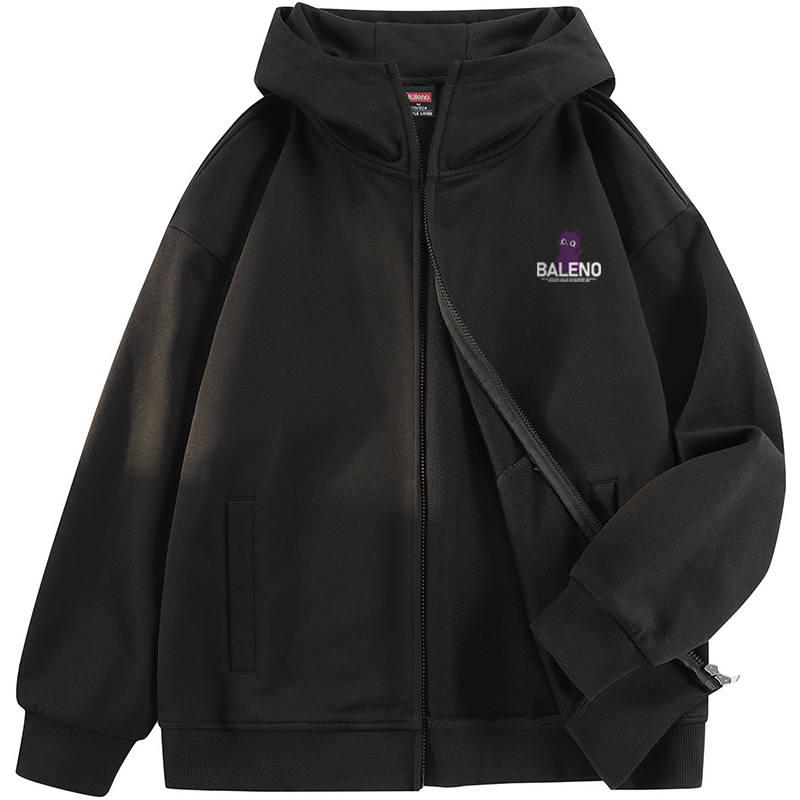 BALENO Sweatshirts Unisex Hooded Moderate Cardigan