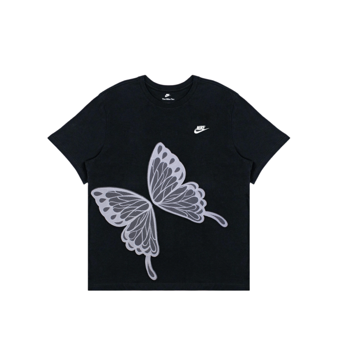Nike Nike T Shirts Men's Black Crew Neck Moderate Straight Fit