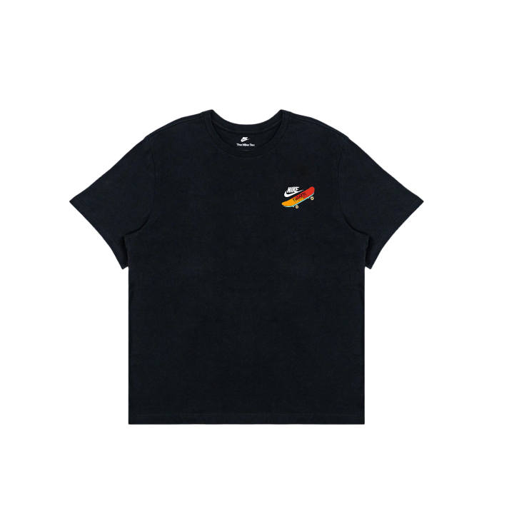 Nike Nike T Shirts Men's Black Crew Neck Moderate Straight Fit