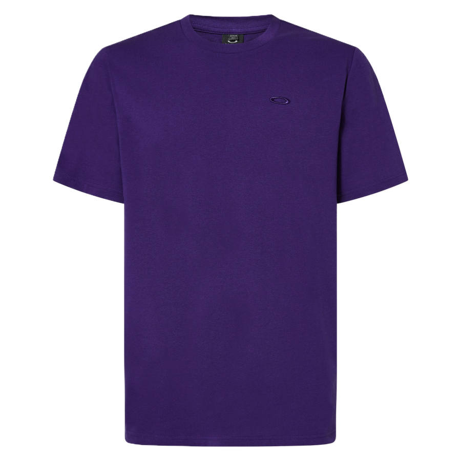 Oakley T Shirts Men's Dark Purple Crystal Crew Neck Moderate Straight Fit