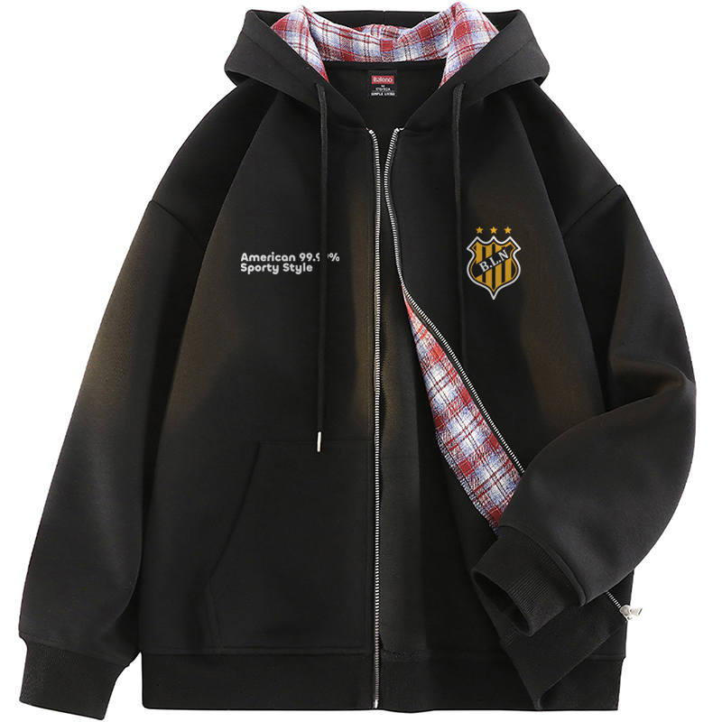 BALENO Sweatshirts Unisex Hooded Moderate Cardigan