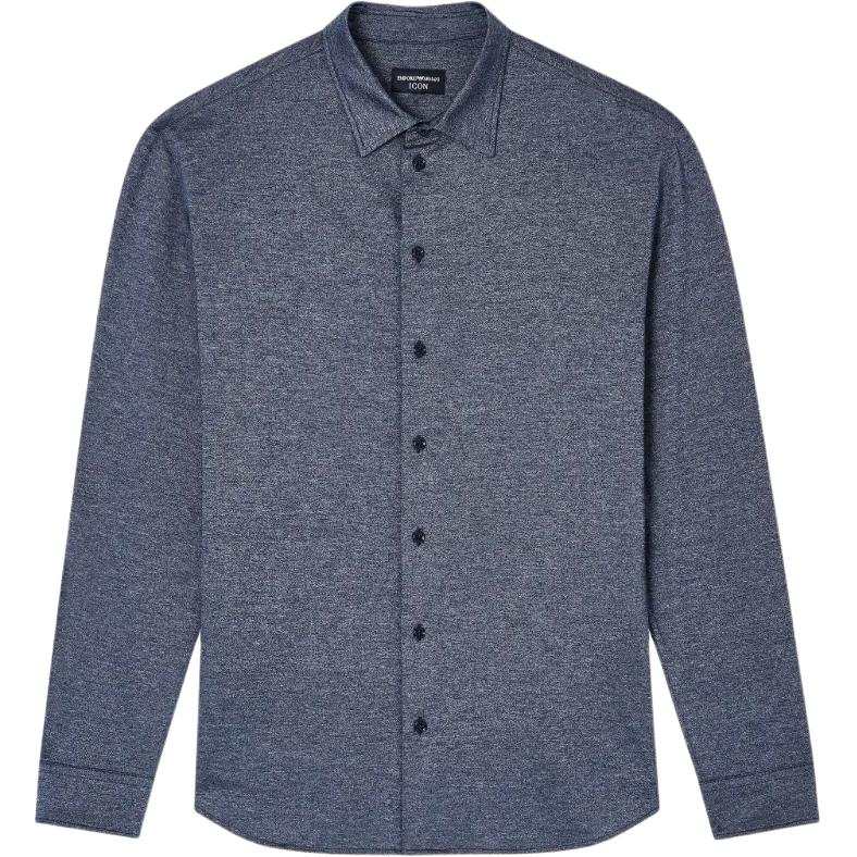 EMPORIO ARMANI Textured Long sleeves Shirt