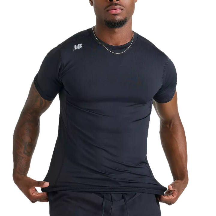 New Balance New Balance T Shirts Men's Black Crew Neck