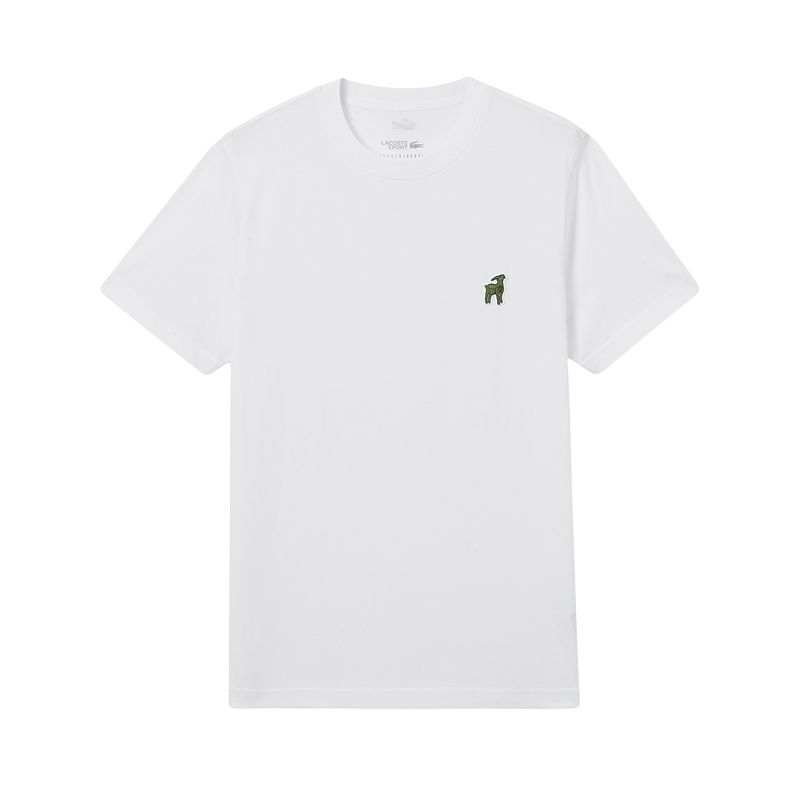 LACOSTE T Shirts Men's 001/White Crew Neck Moderate