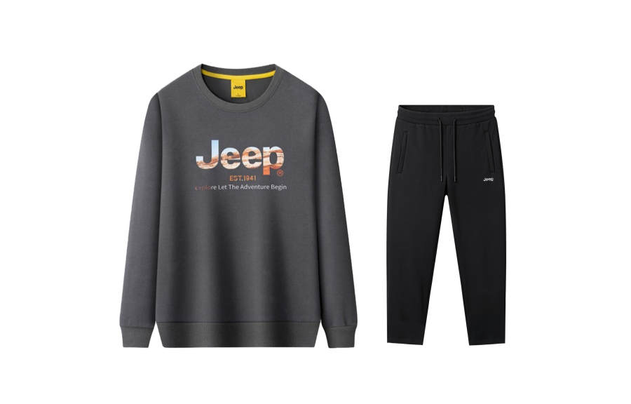 Jeep City Casual Collection Sweatshirt Set Unisex