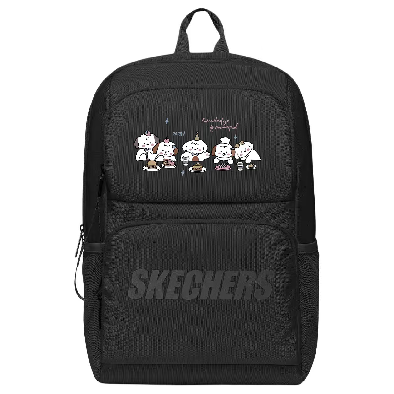 Skechers Fabric Backpack Regular Unisex Carbon Black