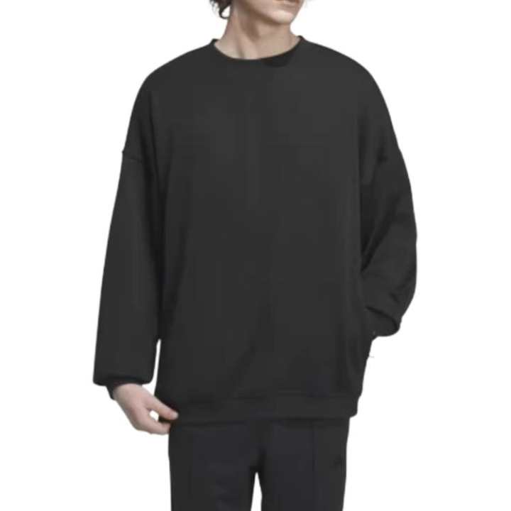 Adidas Adidas Clothing Sweatshirts Unisex Black Crew Neck Moderate