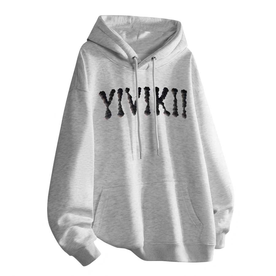 YIVIKII Sweatshirts Unisex Hooded Moderate Regular