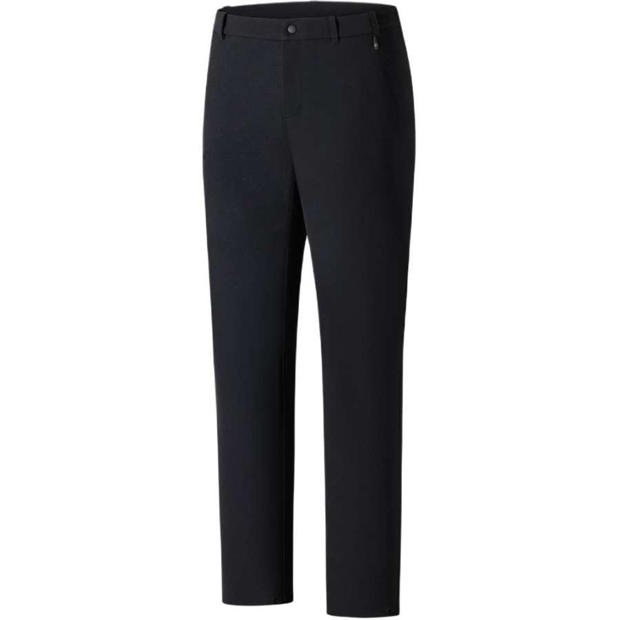 ANTA Casual Pants Men's Black Moderate Straight Fit Pants