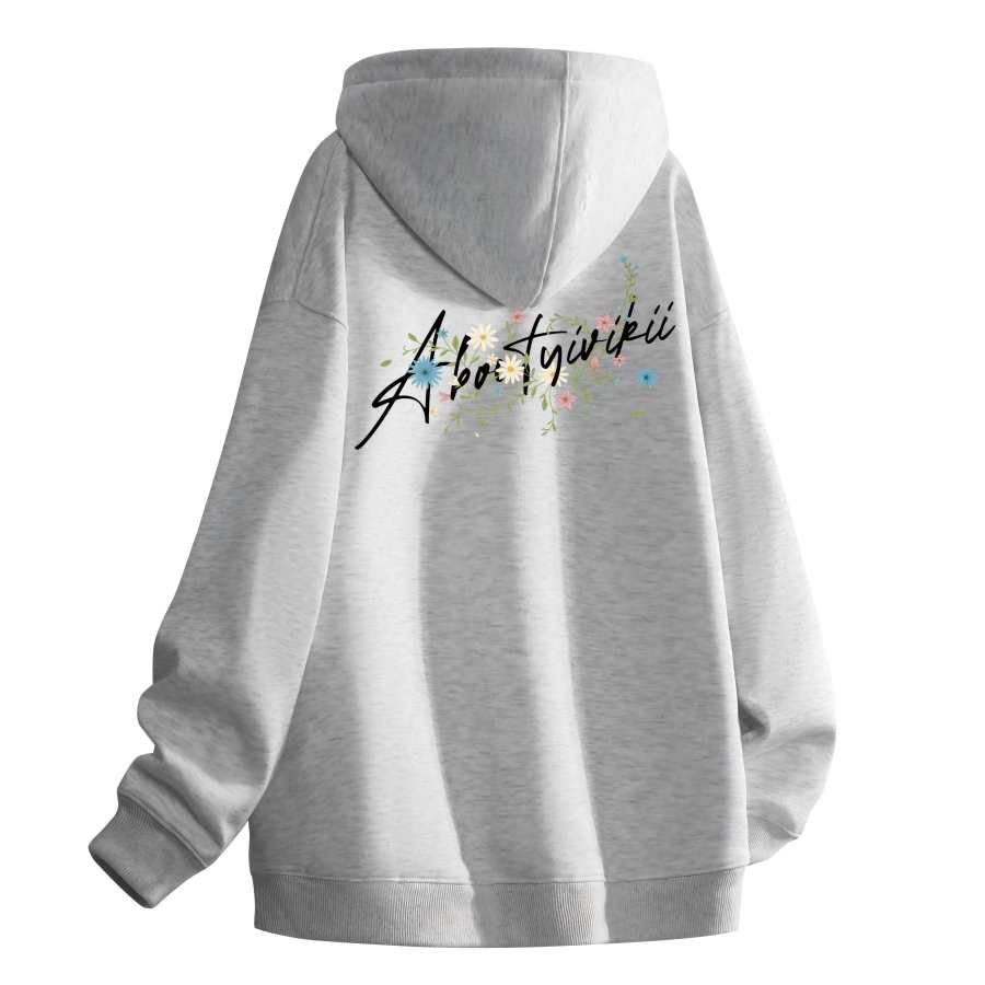 YIVIKII Sweatshirts Unisex Hooded Moderate Regular