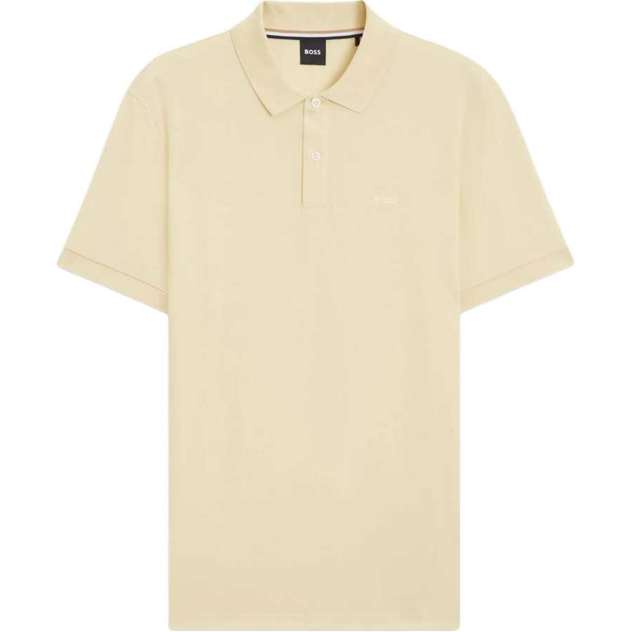 Hugo Boss three-button short-sleeve polo shirt