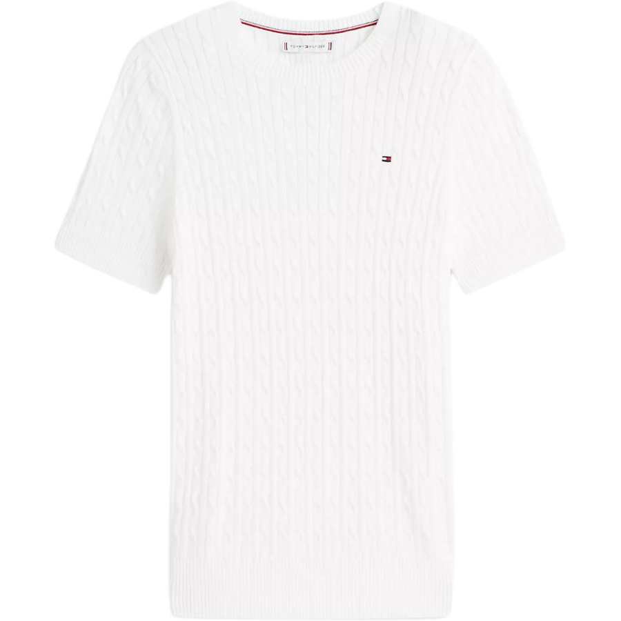 Tommy Hilfiger Sweaters Women's White Crew Neck Moderate Other