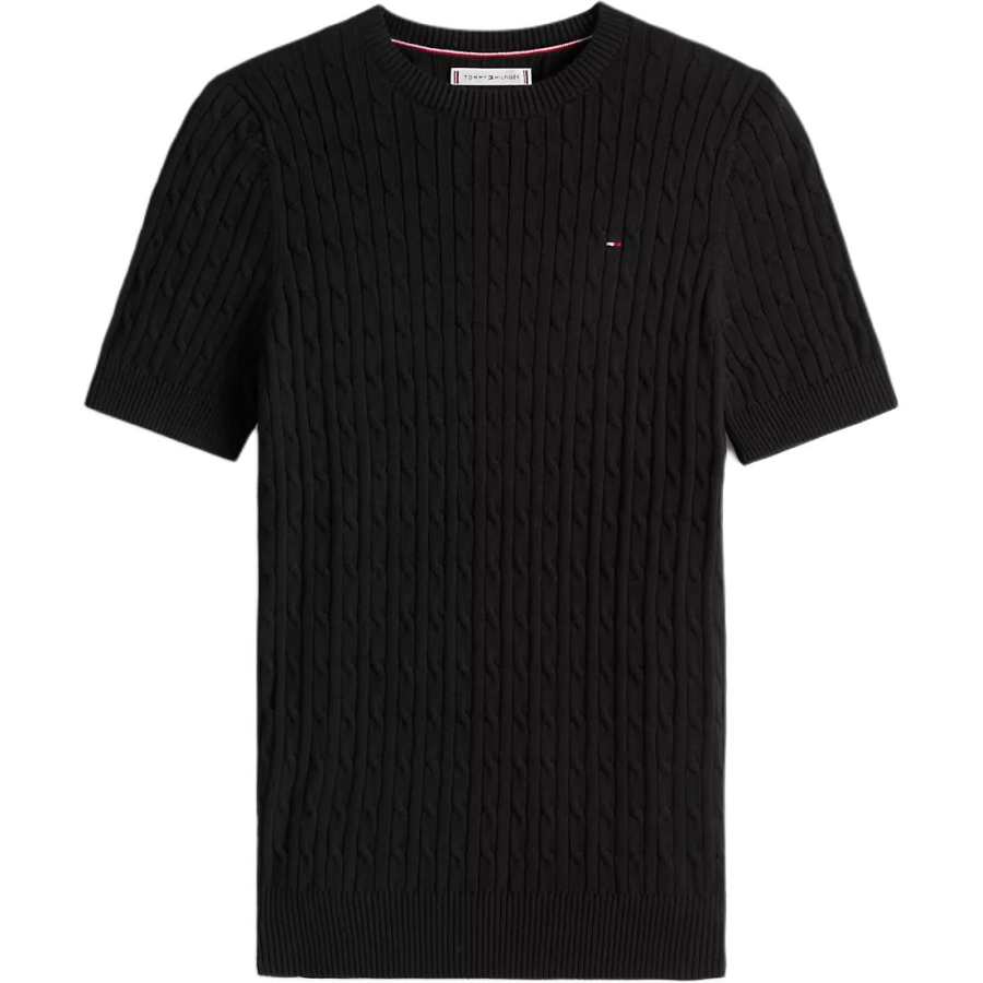 Tommy Hilfiger Sweaters Women's Black Crew Neck Moderate Other