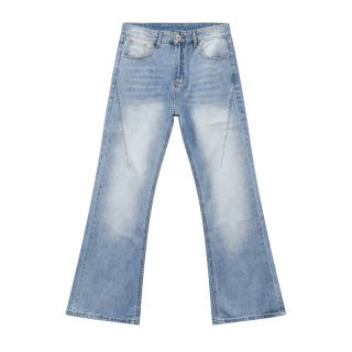 Voguo Relay Jeans Unisex Blue Moderate Straight Fit Pants
