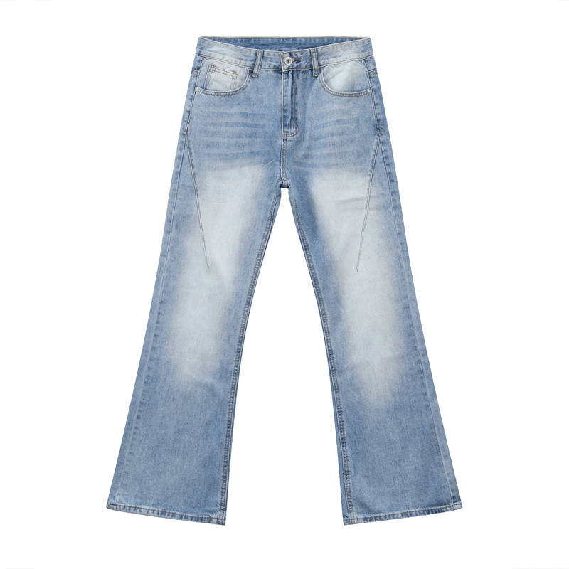 Voguo Relay Jeans Unisex Blue Moderate Straight Fit Pants
