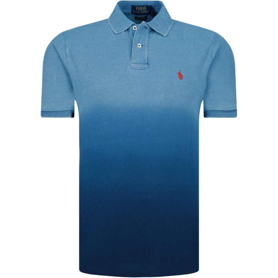 Polo Ralph Lauren SS24 Polo Shirt Custom Slim Fit Men's Marine Blue