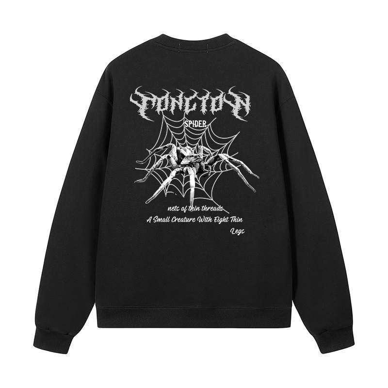 Tonlion Sweatshirts Unisex Crew Neck Moderate Regular