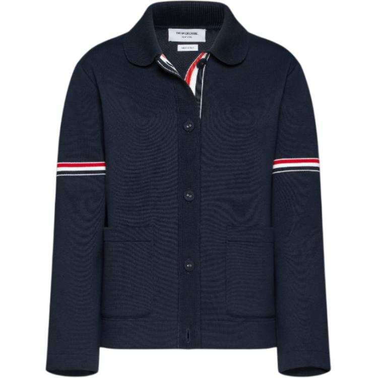 THOM BROWNE THOM BROWNE RWB stripe Cotton Jacket