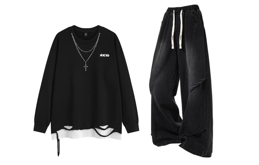 X1617 Casual Sportswear Unisex Crew Neck Moderate