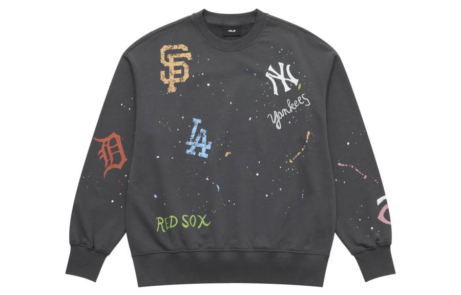 MLB MLB 25FW Sweatshirt Unisex Standard Charcoal Gray