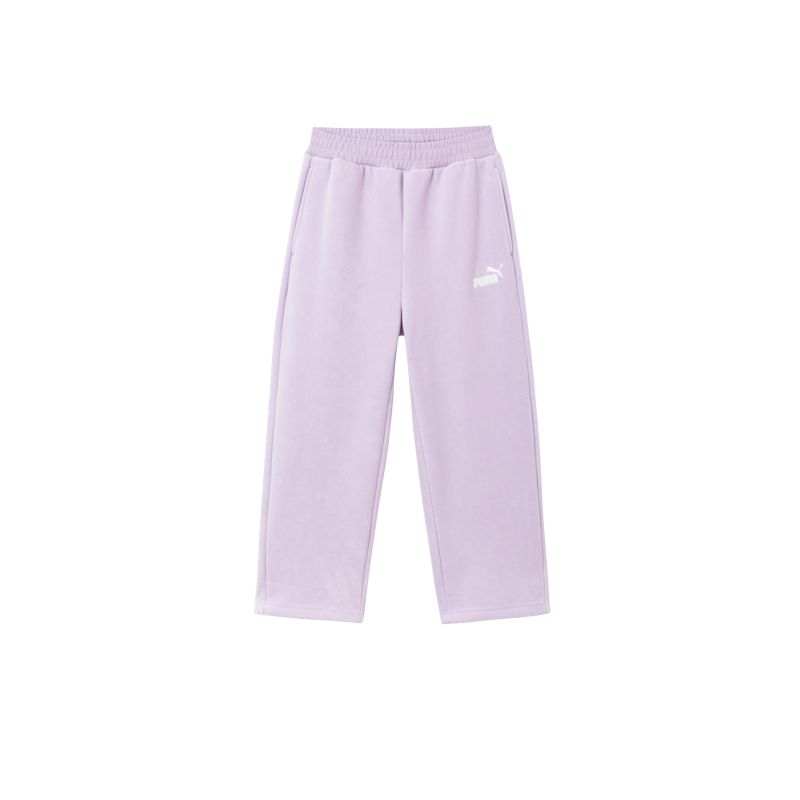PUMA Knitted Sweatpants CLASSIC Collection, Comfortable Loose Fit, Versatile, Thickened Fleece Lined Thermal Kids'