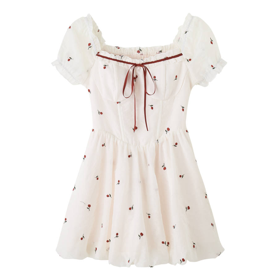 Fabric Pig Short Sleeved Dress Women's
