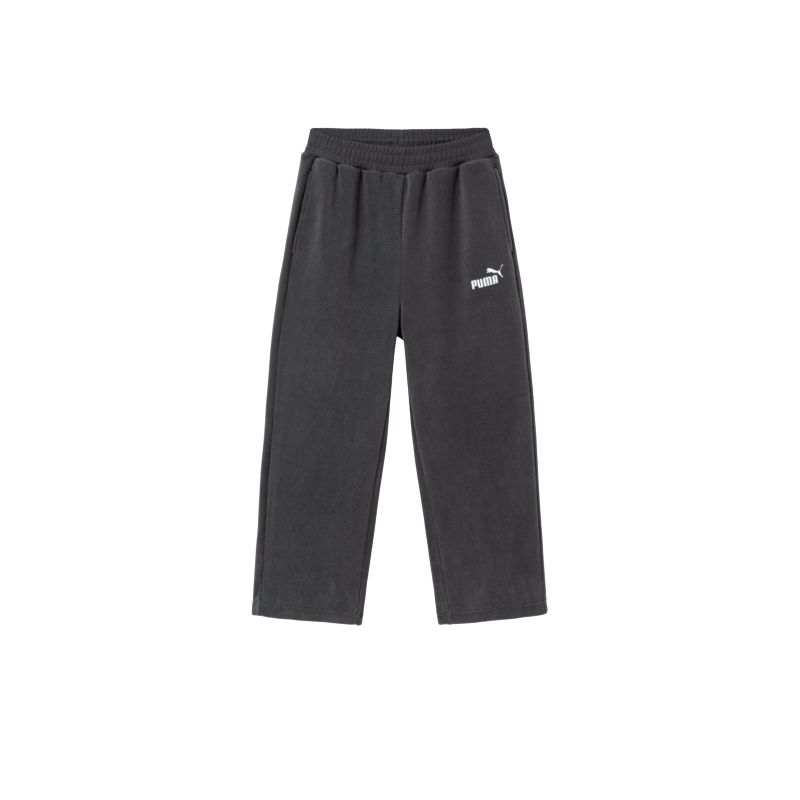 PUMA Knitted Sweatpants CLASSIC Collection, Comfortable And Versatile Loose Fit Thickened Fleece Lined Thermal Kids'
