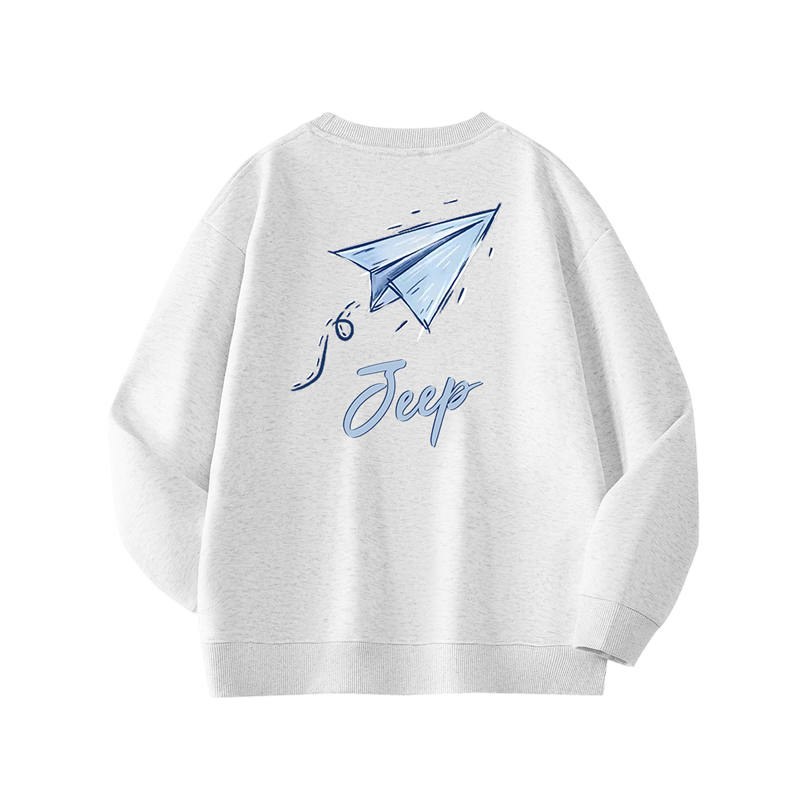Jeep Grade School Sweatshirts Crew Neck Moderate